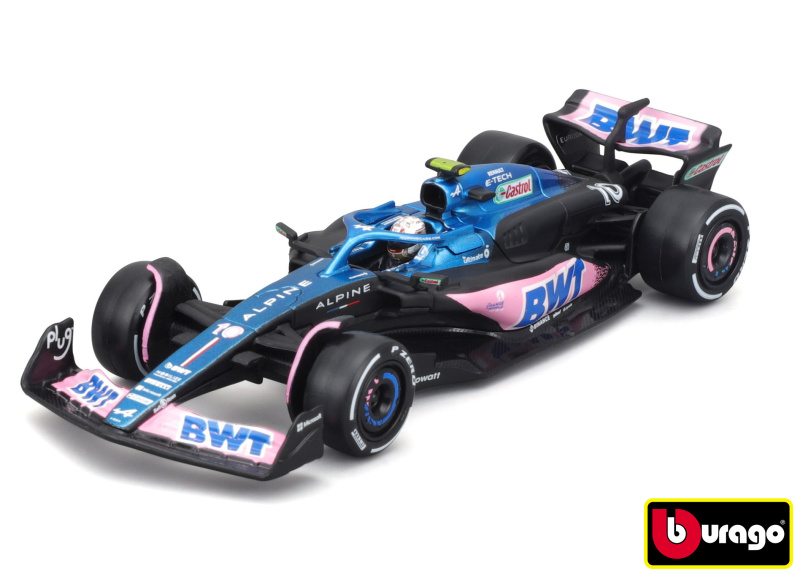 Bburago 1:43 RACE Formula F1 - BWT Alpine F1 Team A523 (2023) #10 (Pierre Gasly)
