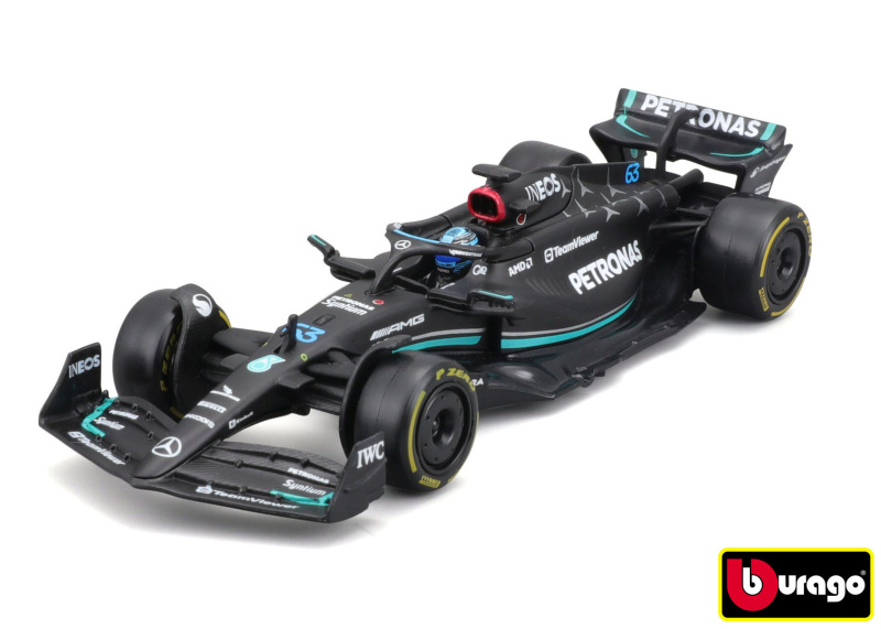Bburago RACE Formula F1 Mercedes-AMG F1 W14 E Performance 2023 63 George Russel 1:43