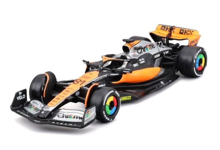 Bburago 1:43 race formule f1 - mclaren f1 team mcl60 (2023) #81 (daniel ricciardo)