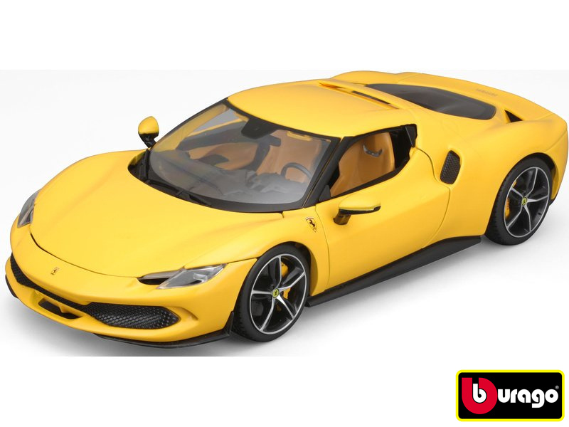 Bburago Ferrari 296 GTB Žlutá 1:18