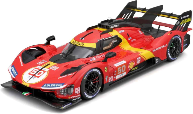 Bburago 1:18 Ferrari Racing - 499P LMH - Red #50