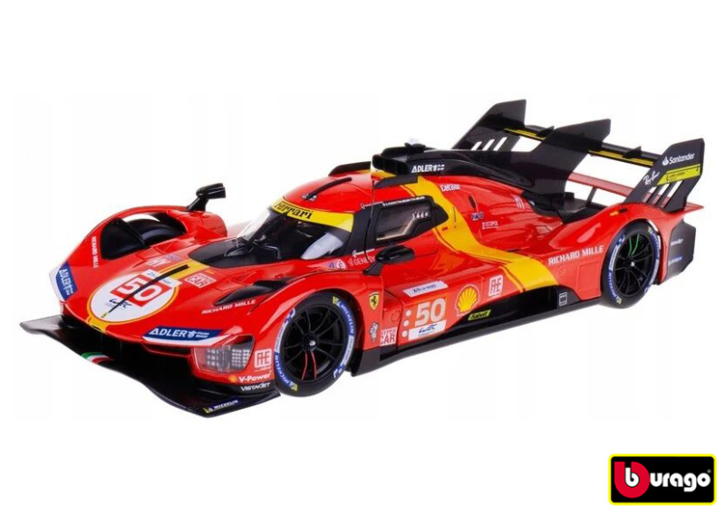Bburago 1:18 Ferrari Racing - 499P LMH - Red #50