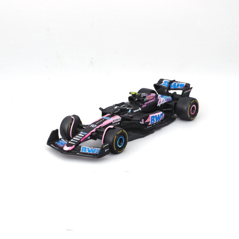 kovový model bburago 1:43 alpine a524 f1 2024 #10 pierre gasly v dárkovém boxu