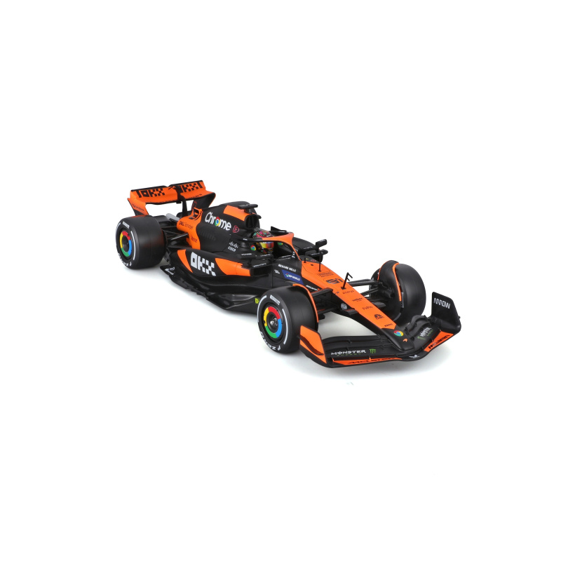 bburago 1:24 mclaren mcl38 2024 oscar piastri v ochranném vitrínu