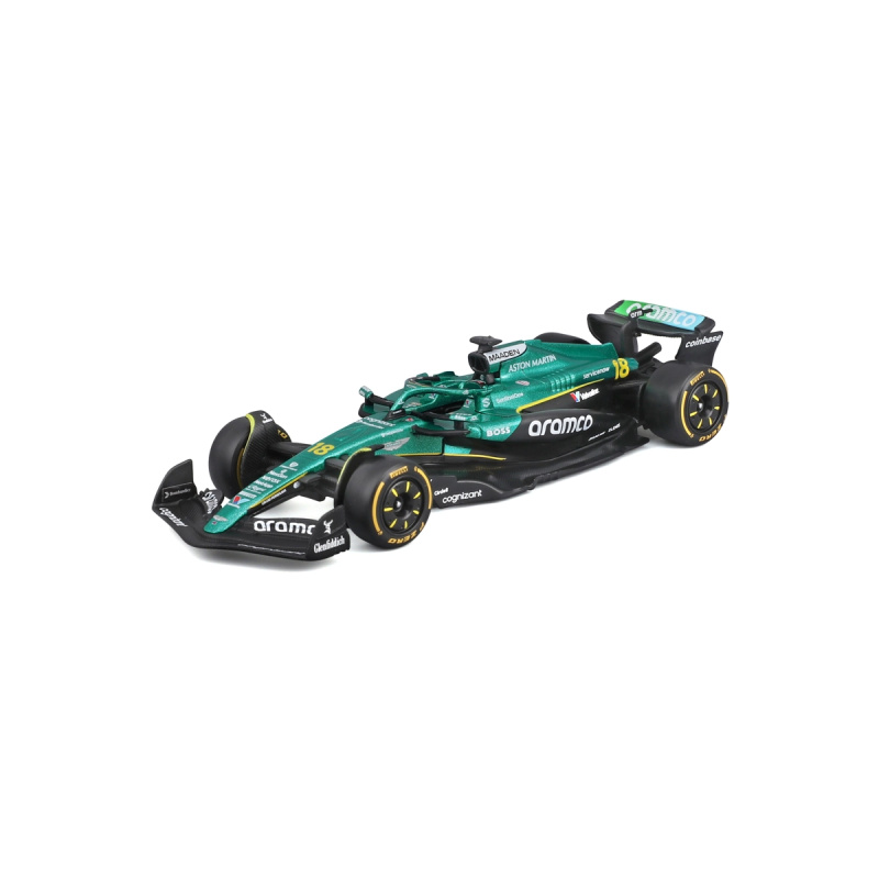 Bburago - RACE Formula F1, Aston Martin AMR25 (2025), #18 Lance Stroll, 1:43
