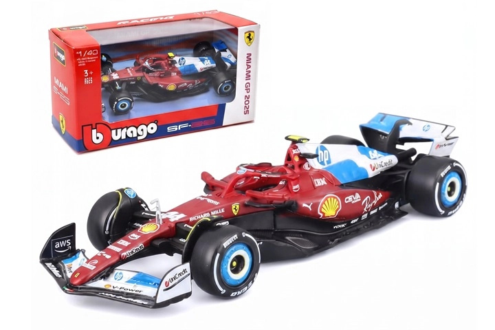 Bburago sběratelský model Ferrari SF-25 Lewis Hamilton 44 1:43