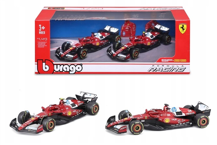 Bburago Ferrari Formula SF-25 2balení 1:43
