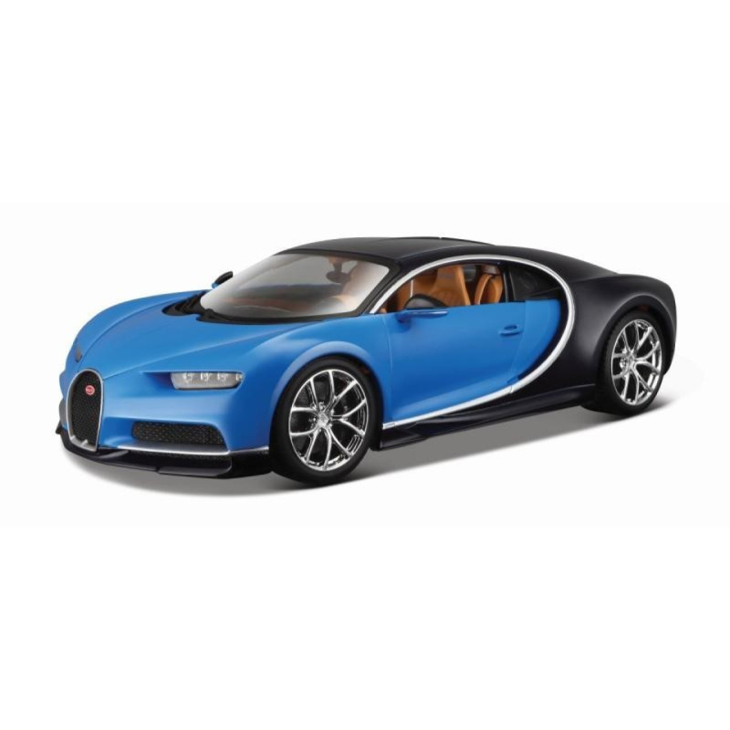 Bburago 1:18 Plus Bugatti Chiron modrá