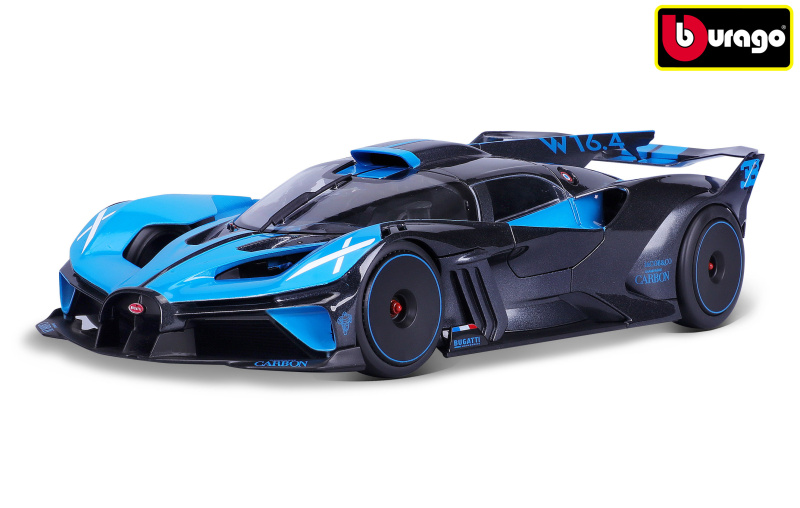 Bburago Bugatti Bolide modrá černá 1:18