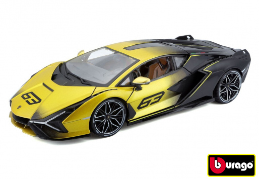 Bburago Lamborghini Sián FKP 37 žlutá BB18 11100 1:18