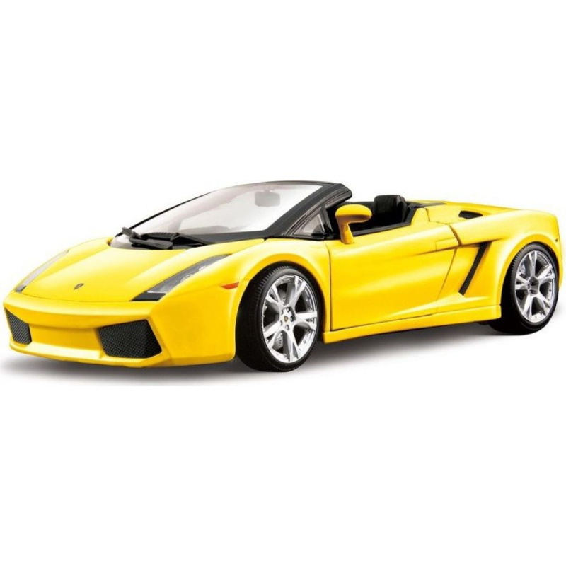 Bburago Lamborghini Gallardo Spyder metalíza žlutá 1:18