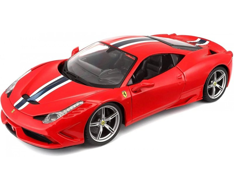 Bburago 1:18 Ferrari 458 Speciale Ferrari Race&Play červená 18-16002