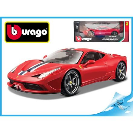 Bburago 1:18 Ferrari 458 Speciale Ferrari Race&Play červená 18-16002