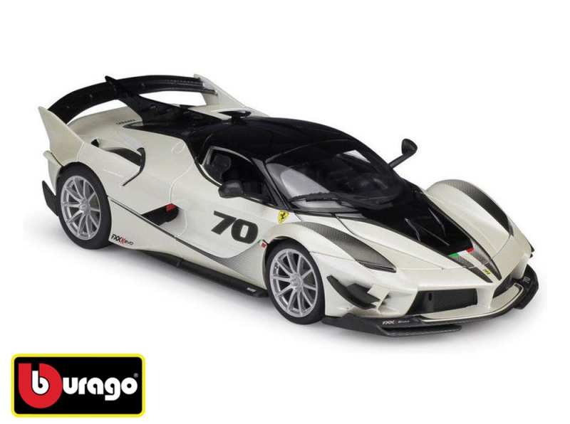 Bburago Ferrari FXX K Evo bílá 1:18