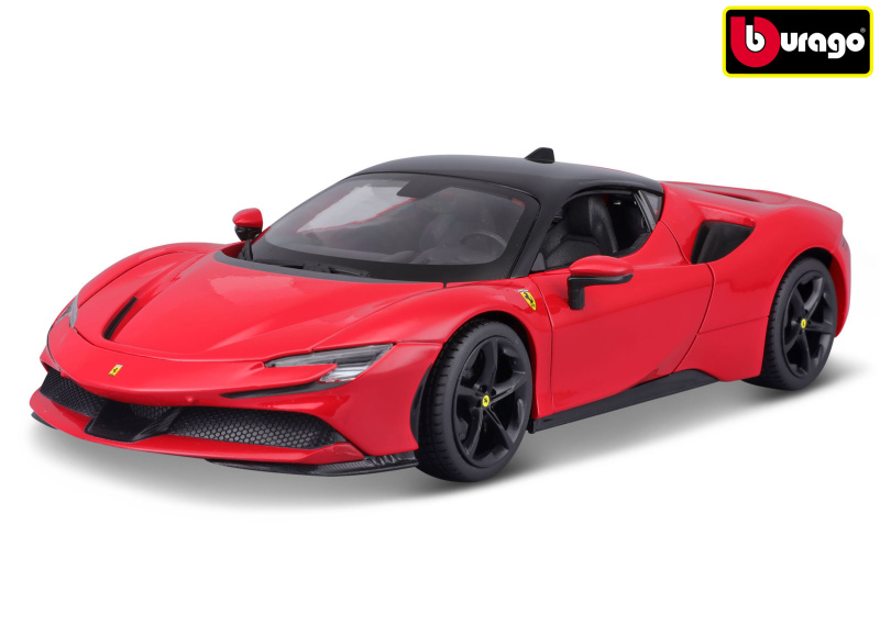 Kovový model Ferrari SF90 Stradale červený 1:18