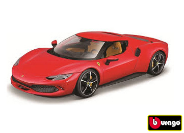Bburago Ferrari 296 GTB Červená 1:18