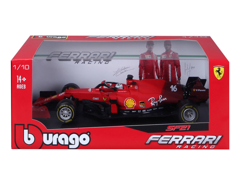 Bburago 1/18 závodní auto - Ferrari, auto sezóny 2021