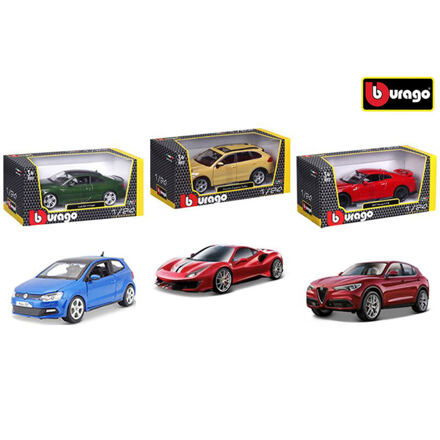 Kovové modely aut Bburago v měřítku 1:24