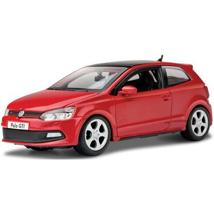 Bburago 1:24 VW Polo GTI Mark 5 červené 18-21059