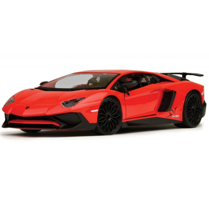 Kovový model Bburago Lamborghini Aventador červený 1:24