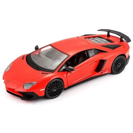 Kovový model Bburago Lamborghini Aventador červený 1:24