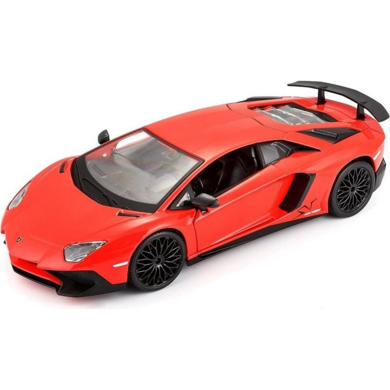 Kovový model Bburago Lamborghini Aventador červený 1:24