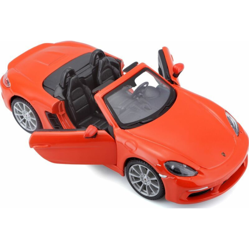 Model Bburago Porsche 718 Boxster oranžová 1:24