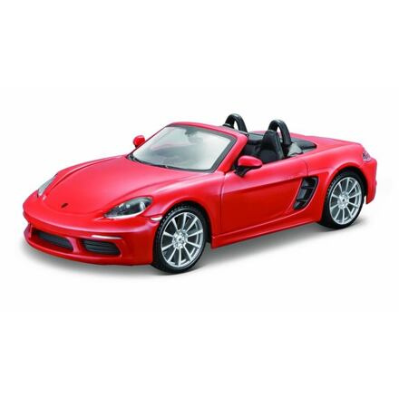 Model Bburago Porsche 718 Boxster oranžová 1:24