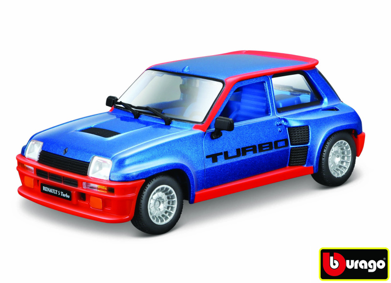 Bburago 1:24 Renault 5 Turbo modré 18-21088