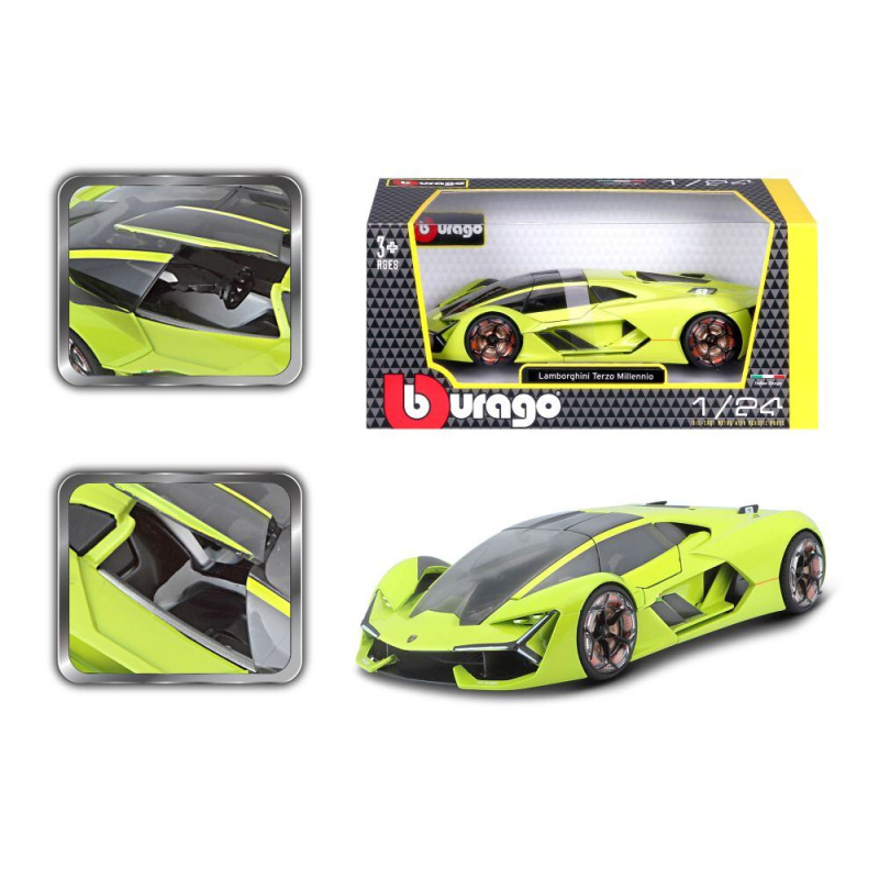 Bburago Plus Lamborghini Terzo Millennio zelená 1:24