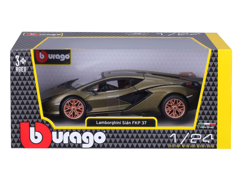 Bburago 1:24 Plus Lamorghini Sian FKP37 - Green, Bburago, W021275