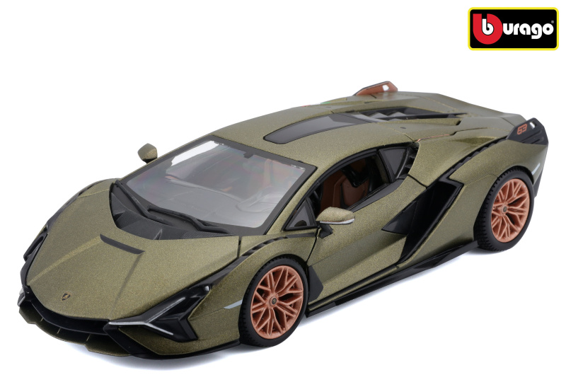 Bburago 1:24 Plus Lamorghini Sian FKP37 - Green, Bburago, W021275