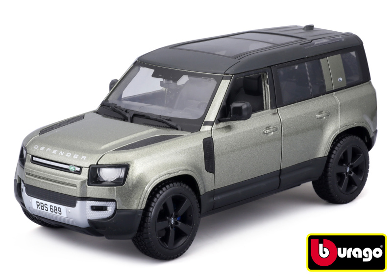 Bburago Plus Land Rover Defender 110 Green 1:24