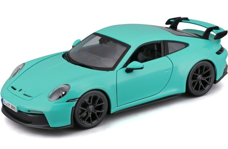 Bburago Plus Porsche 911 GT3 Mint Green 1:24