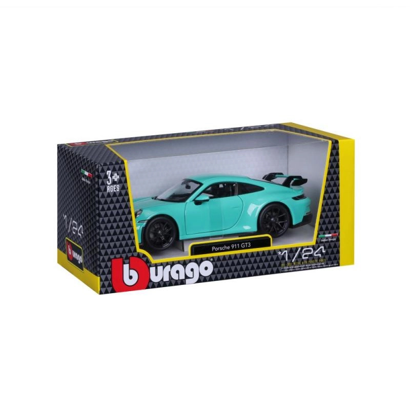 Bburago Plus Porsche 911 GT3 Mint Green 1:24