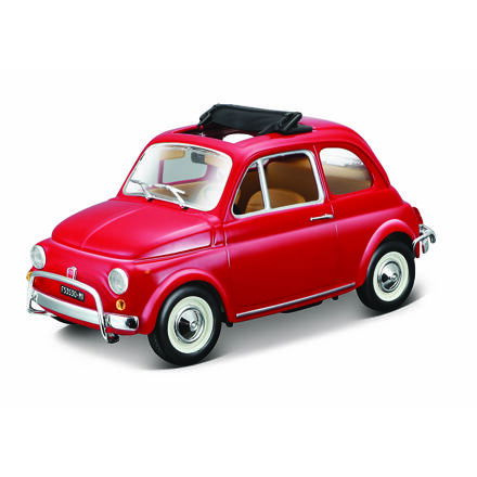 Bburago 1:24 Fiat 500L (1968) Red