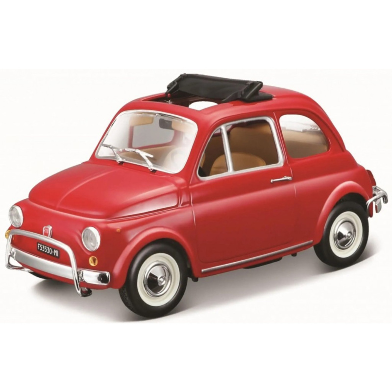 Bburago 1:24 Fiat 500L (1968) Red