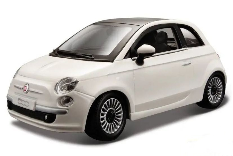 Bburago 1:24 Fiat 500 (2007) White