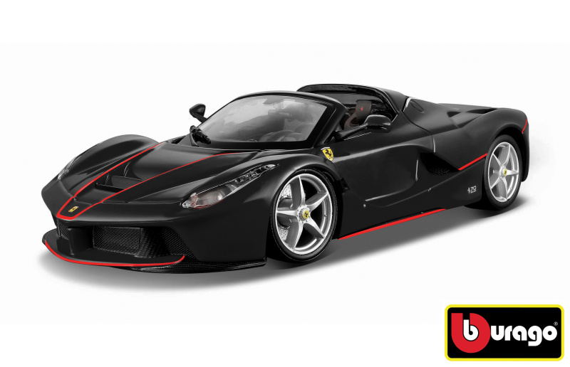 Bburago Ferrari LaFerrari Aperta metalíza BB18 26022B černá 1:24