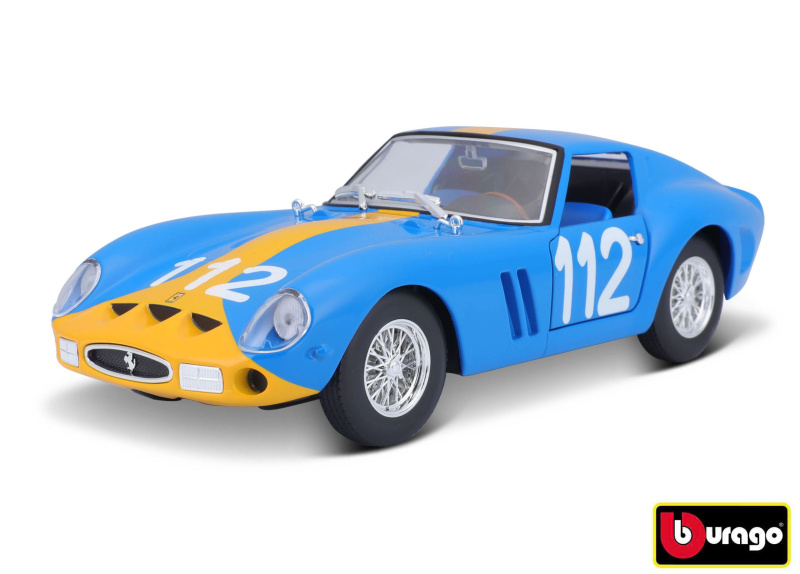 Bburago Ferrari Racing Model KIT GTO 250 Blue 1:24