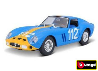 Bburago Ferrari Racing Model KIT GTO 250 Blue 1:24