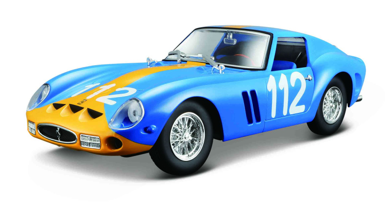 Bburago 1:24 Ferrari  Racing MODEL KIT - 250 GTO nr.112 blue