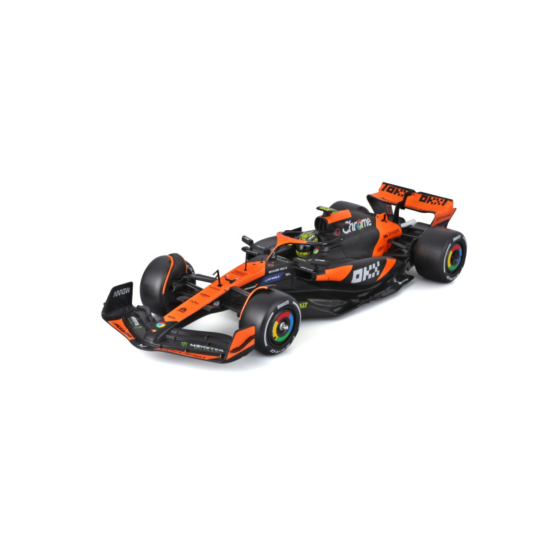 Bburago 1:24 RACE Formula F1 MODEL-KIT - McLaren F1 Team MCL38 (2024) #4 (Lando Norris)
