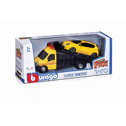 Bburago 1:43 Odtahovka Flatbed Transport, různé druhy