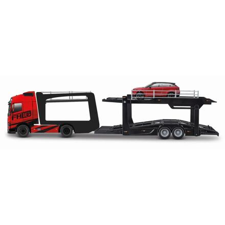 Bburago 1:43 STR FIRE Multicar Carrier - Volvo FH16 w/Land Rover LRX Concept