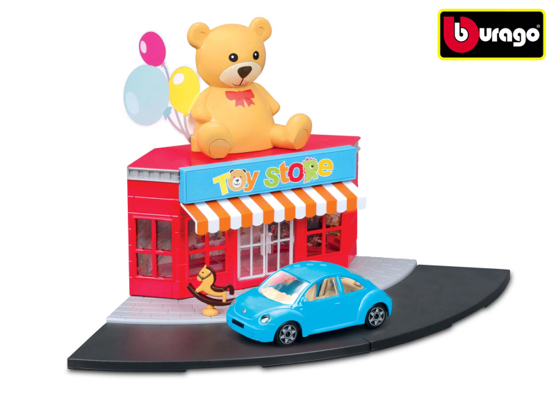 Bburago Street Fire City Toy Store 1:43