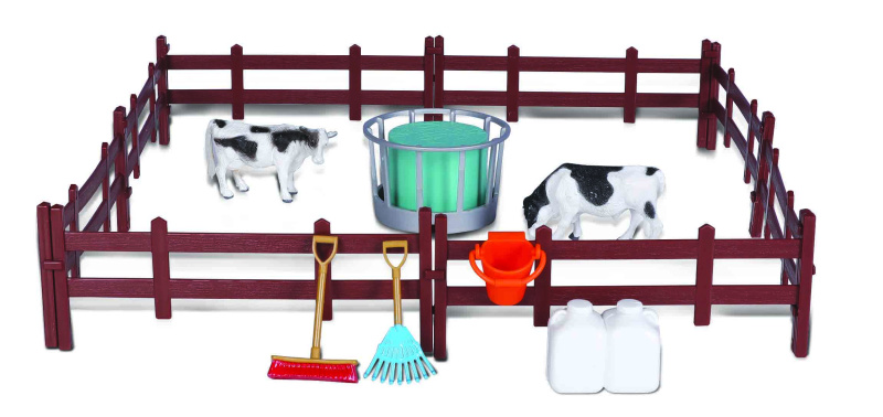 Bburago Farmland kravská farma s traktorem