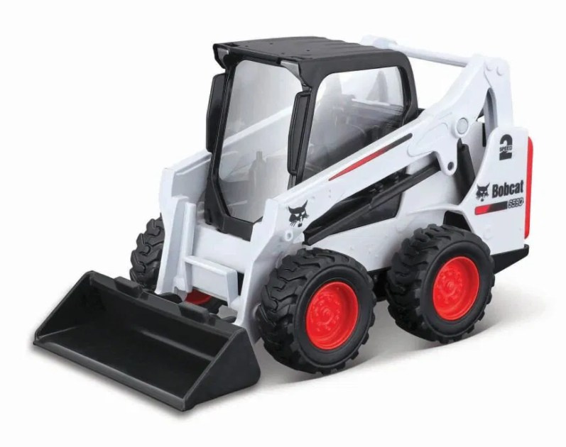 Bburago 10 cm Bobcat S590 Skid-Steer Loader w/bucket
