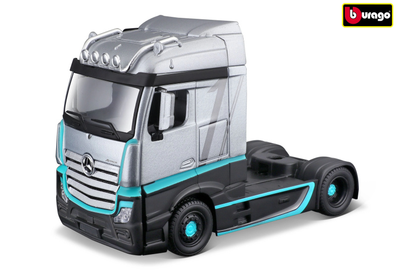 Bburago Mercedes‑Benz Actros Gigaspace 1:43 kovový model tahače