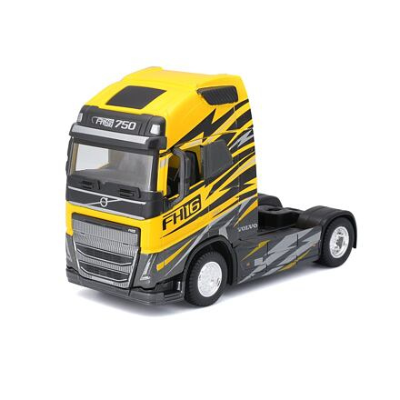 Bburago Haulers Custom Cabs Volvo FH16 Globetrotter 750 XXL Yellow 1:43